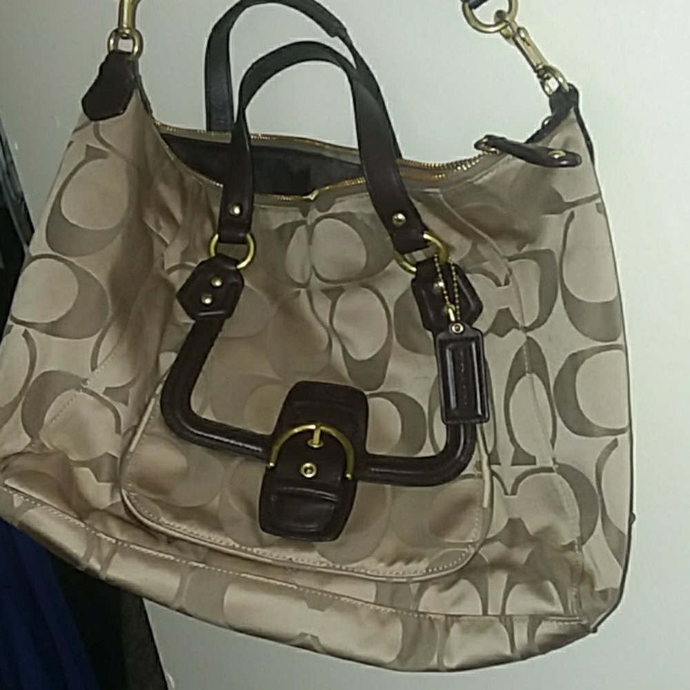 Nice size Coach purse